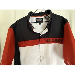 Harley Davidson HD Performance Vented Short Sleeve Shirt Breathable  Mens 3XL